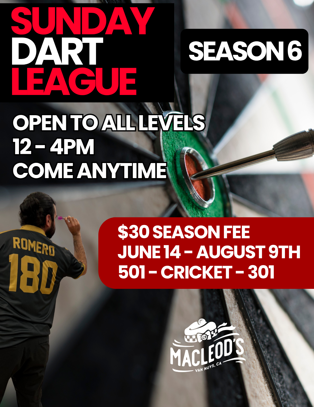 Sunday League Registration at Macleods