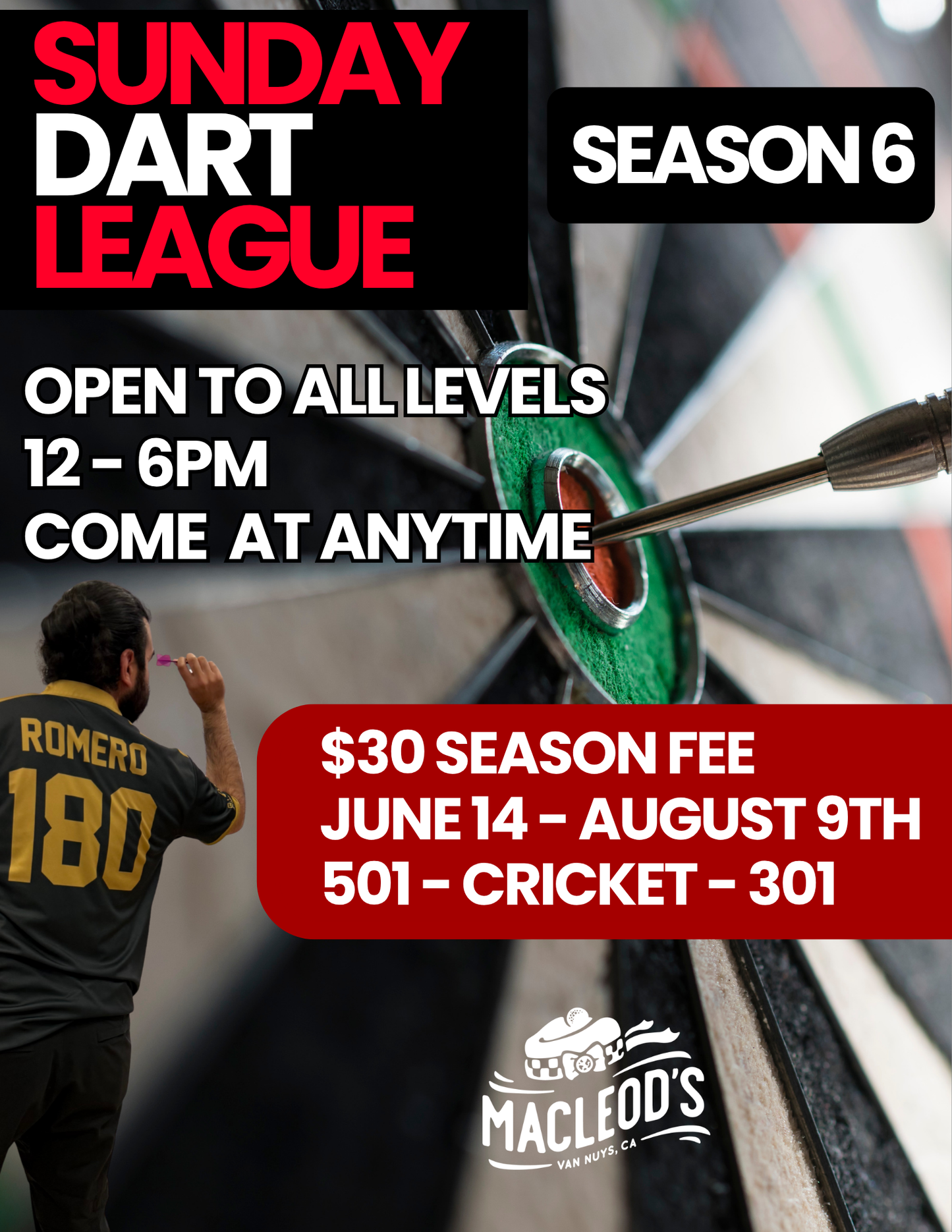 Sunday League Registration at Macleods